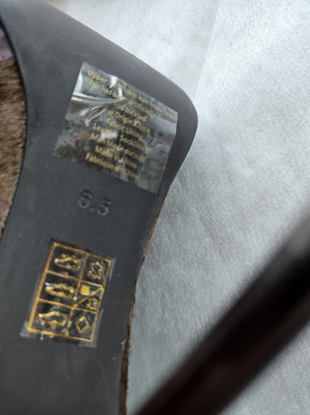 Jeffrey Campbell Proposal Boots in in Brown Croc Sz 6.5 - Picture 9 of 16